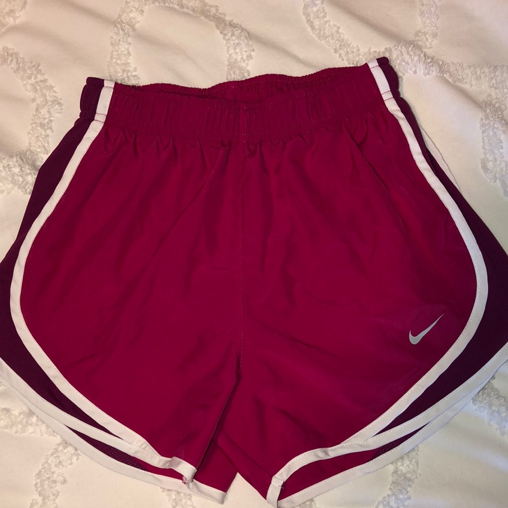 Size small pink Nike Dri Fit shorts